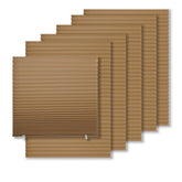 MYshade 6-pack window shades rolled for easy light control and privacy