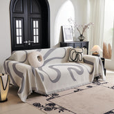 MYSKY HOME boho couch cover on a sofa for fresh, stylish protection.