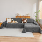 MYSKY HOME couch cover folded for packaging and storage