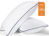 MZOIMZO king-size pillow pair, front view, ideal for luxurious sleep support