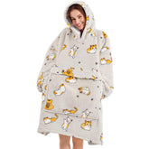 Narecte oversized blanket hoodie wearable offers cozy lounging warmth