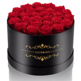 NATROSES 27 roses in a black velvet box, a lasting Mother's Day gift.