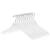 Nature Smile wooden coat hanger with a 360 degree hook for easy garment placement.