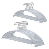 Nature Smile non-slip PVC coating hanger pack 20 keeps garments secure and organized.