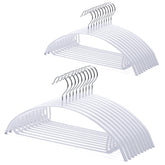 Nature Smile non-slip PVC coating hanger set keeps outfits secure and organized.