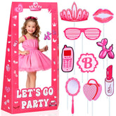 NCPLYGOU doll photo booth 4.5ft centerpiece for princess parties.