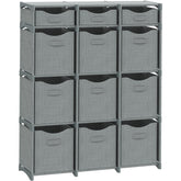 NEATERIZE cube storage cabinet 36x43x12 inches keeps items neatly organized.