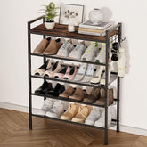 neatevday 5-tier shoe rack with spacious shelves for organized footwear.