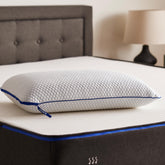 Nectar Tri-Comfort Cooling Pillow top view shows adjustable firmness