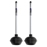NEIKO 60170A toilet plunger with patented four-step suction cup for versatile bowls.