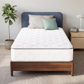 Neo Sleep Twin 8-inch hybrid mattress in a box, easy setup for small spaces.