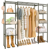 Neprock portable closet wardrobe frame for sturdy freestanding storage in any room.