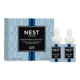 NEST New York Ocean Mist & Sea Salt refill vial enhances home ambiance with coastal freshness