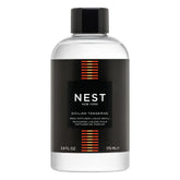 NEST New York reed diffuser refill bottle close-up with Sicilian Tangerine aroma