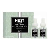 NEST New York refill vial with wild mint and eucalyptus for Pura diffusers, long-lasting scent