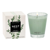 NEST New York wild mint and eucalyptus candle in glass vessel for ambiance