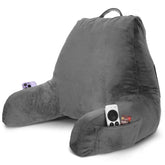 Nestl reading pillow backrest supports sitting up comfortably in bed