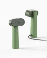 Nesugar G6 Pro steamer front view highlighting compact, palm-sized design for travel