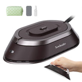 Newbealer travel iron showing world-ready voltage for international travel