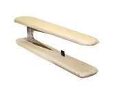 Newhouse Specialty padded sleeve ironing board top view shows sturdy frame and smooth pressing surface