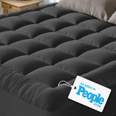 Niagara Sleep Solution cloud-like king topper with soft cotton top for cooling comfort.