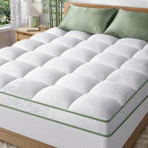 Niagara Sleep Solution extra thick 2 inch king topper closeup showing plush loft for lasting comfort