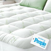 Niagara Sleep Solution Ultra Soft Full XL topper in bamboo viscose for breathable, skin-friendly cooling.