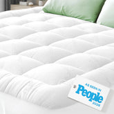 Niagara Sleep Solution ultra-soft king topper with viscose bamboo for breathable comfort.
