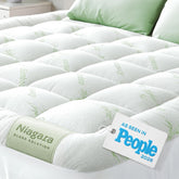 Niagara Sleep Solution ultra-soft queen rv topper close-up fabric for gentle touch