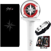 Niaycouky Straykids lightstick glowing blue for concerts and events