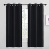 NICETOWN bathroom blackout curtains two-panel set blocks light for restful mornings