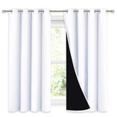 NICETOWN blackout curtains 52x54 panel front view showing light blocking fabric