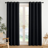 NICETOWN grommet-top room-darkening draperies for easy glide and modern look