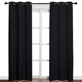NICETOWN thermal insulated curtains, 42x84 inches, two-panel set for easy hanging