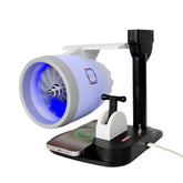 NIKOLATOY JetFan 2.0 rotating blades power a dynamic turbine display on your desk.