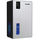 NineSky dehumidifier front view with control panel for easy humidity control.