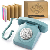 NISAIKLUZ audio guestbook phone captures guest messages for lasting wedding memories.
