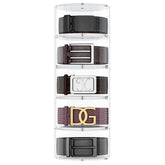 NIUBEE 5-layer belt organizer shows belts clearly in a clean display