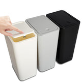 N. NETDOT small trash can, front view, space-saving design for tight spaces.
