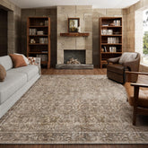 NoiFamo washable rug in a living room shows 8x10 size for cozy family spaces.