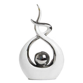 Norrclp abstract ceramic figurine small on shelf adds contemporary flair