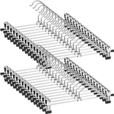 NORTHERN BROTHERS pants hangers 30-pack for organized closet storage