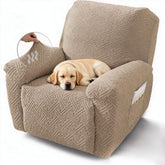 Northern Brothers recliner cover stretch fit on chair provides a snug protective layer