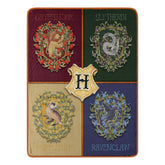 Northwest Harry Potter Botanical Houses throw front view for cozy living room warmth.