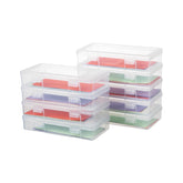 novelinks clear storage box small view for quick organization