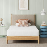 Novilla twin mattress with gel memory foam for cooling nights.