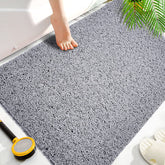 NQWei Shower Mat Non Slip Elderly Grey provides steady footing on textured shower floors