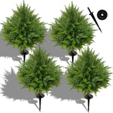 NSOPB cedar topiary ball 24.5-inch outdoor display with year-round greenery