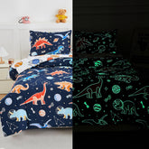 NTBED dinosaur-space pattern comforter twin enhances bedtime with playful dinosaurs and space themes.