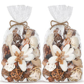 Nuanchu decorative balls bowl filler in natural beige tones for elegant centerpieces.